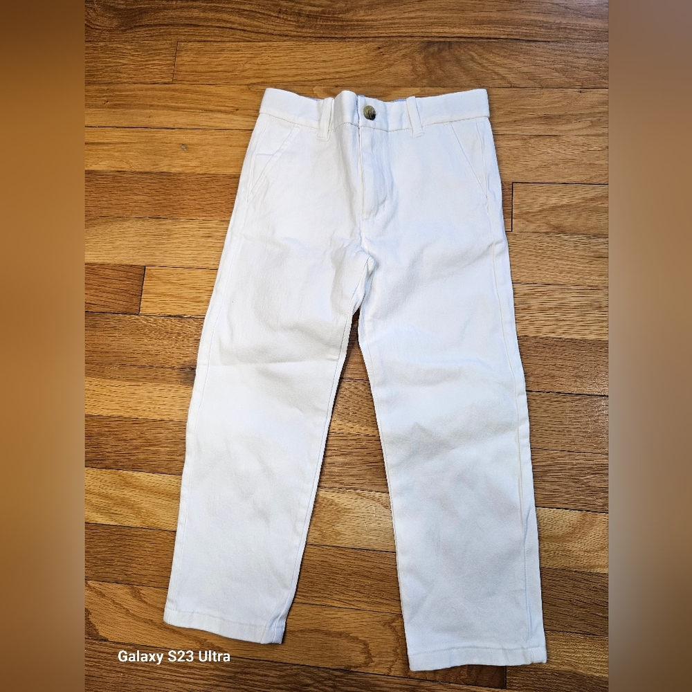 Toddler boys white pants 4t, easter outfit